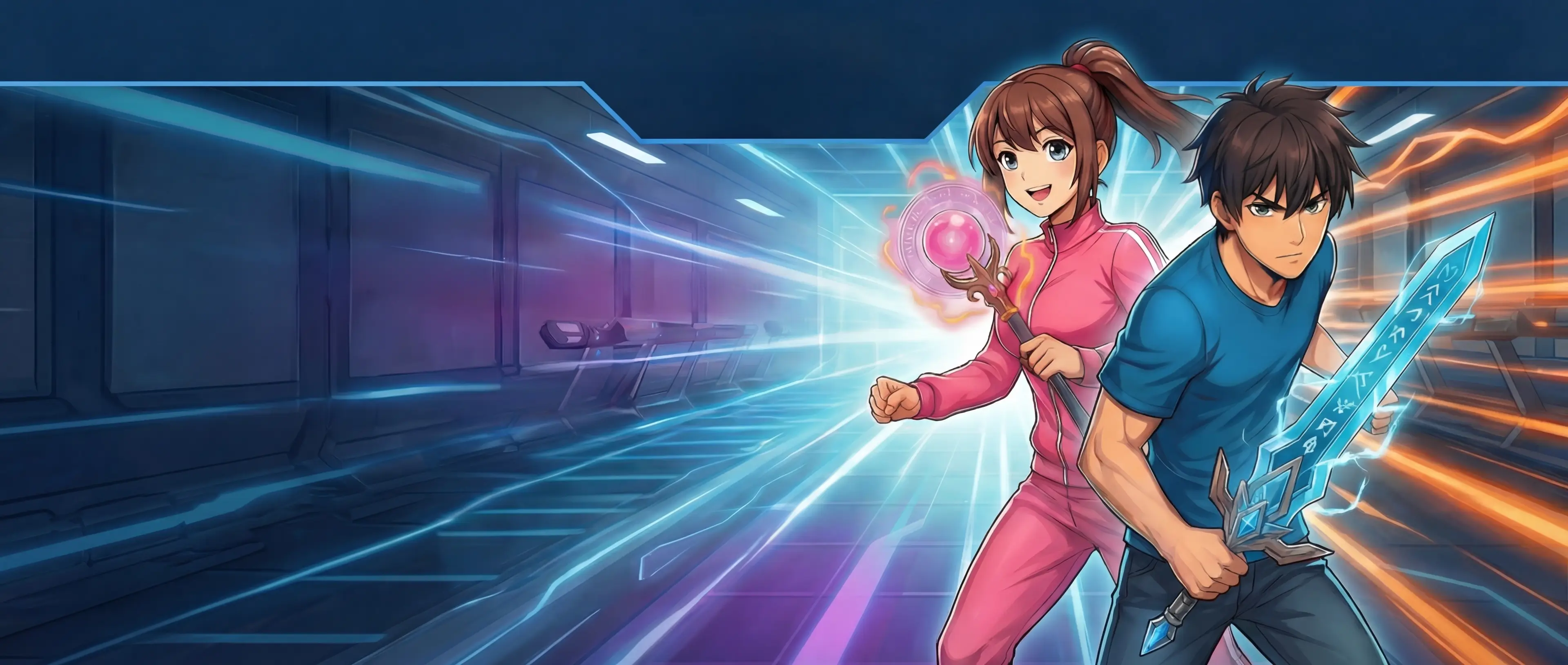 Manhwa style fitness hunter leveling up